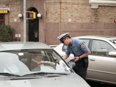 Traffic Officer Jiang issued the nuns the ticket.