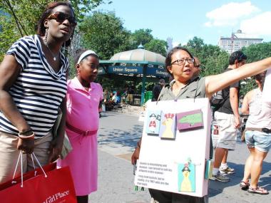 Miriam West, 50, said she was too stubborn to stop going to Union Square after the new rules came into place.
