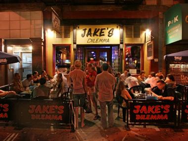 Saturday's Upper West Side fall bar tour kicks off at Jake's Dilemma and continues at five other bars.