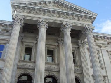 Tweed Courthouse, where the DOE is located.
