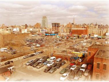 The Seward Park Urban Renewal Area covers seven undeveloped acres just south Delancey Street near the Williamsburg Bridge.