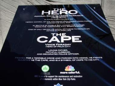 The statues will also get a temporary plaque describing the heroic feats of each historical figure.