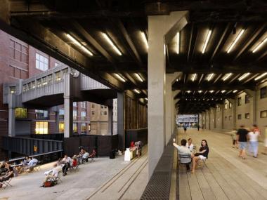 The High Line plans to offer beer and wine inside the Chelsea Market Passage.