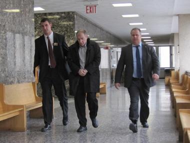 Center: Cary Bunin, 69, was ordered held on $350,000 bail on Thursday.