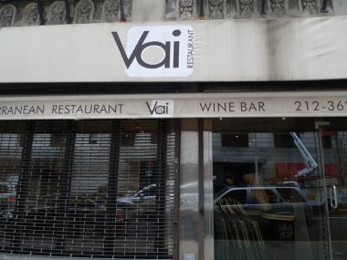 Vai, on West 77th Street, is closing April 4, but hopes to find a new Upper West Side location.