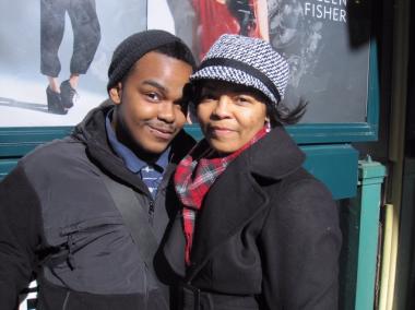 Natasha Jackson, 46, and her son William, 16, considered driving instead of taking the bus
after seeing images of Saturday's crash.