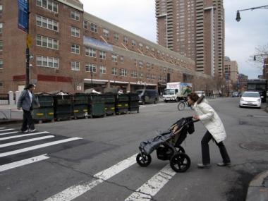 Residents have been calling for a stop sign at Greenwich and Duane streets for years because many people cross there to get to Washington Market Park.