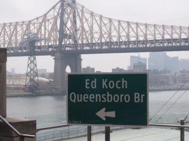 The new “Ed Koch Queensboro Bridge.