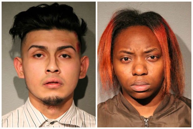  Police arrested Mishael Cisneros, 18, of McKinley Park and Dierra Bluitt, 18, of Grand Boulevard in connection to recent robberies on the Mag Mile and in Old Town.  