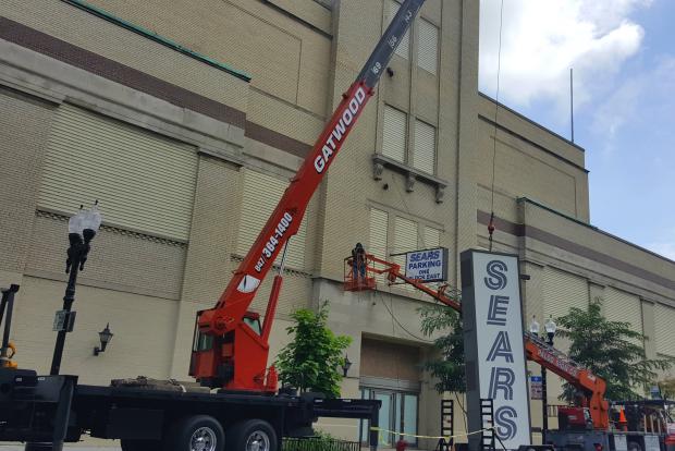  The department store is being prepped for redevelopment as mixed use retail and housing. 
