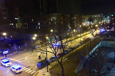  A neighbor shared this photo of the shooting scene Thursday night to Facebook. 