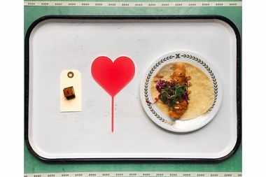  A single taco at Antique Taco.  