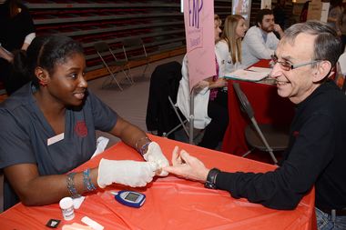  Blood glucose assessments are among the many services that will be offered at the 14th annual health fair at Saint Xavier University. The fair will be open from 8:30 a.m. to 1 p.m. March 24 on the main campus in Mount Greenwood. 