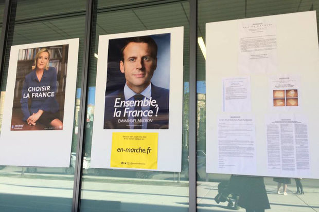  Lycee Francais in Ravenswood served as one of 44 polling places in the U.S. for French nationals. 