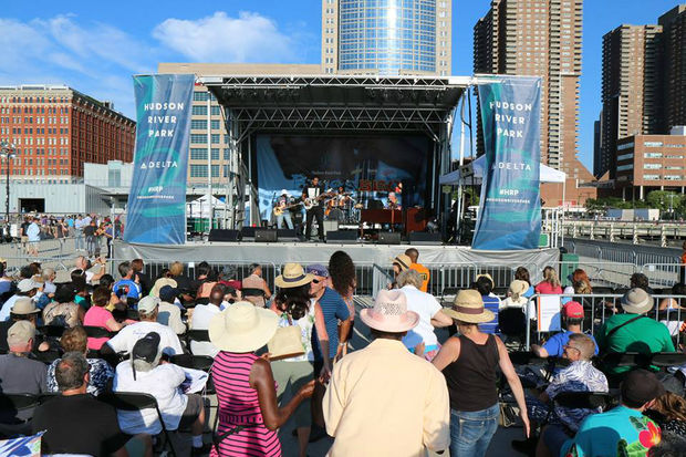 Hudson River Park’s Blues BBQ Festival is back for its 18th year, with food from restaurants including Dinosaur Bar-B-Que and Mighty Quinn’s BBQ and blues performances.